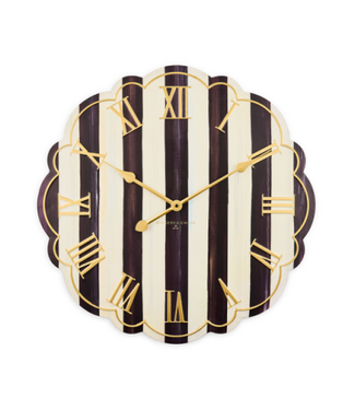 MACKENZIE CHILDS Courtly Stripe Wall Clock