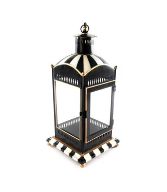 MACKENZIE CHILDS Courtly Stripe Large Candle Lantern