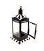 MACKENZIE CHILDS Courtly Stripe Large Candle Lantern