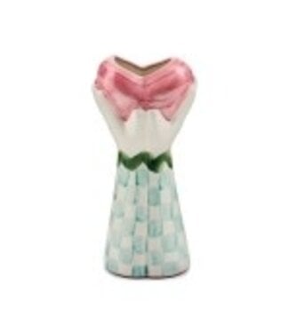 MACKENZIE CHILDS Mackenzie Childs Collectors Series Heart & Hand Vase