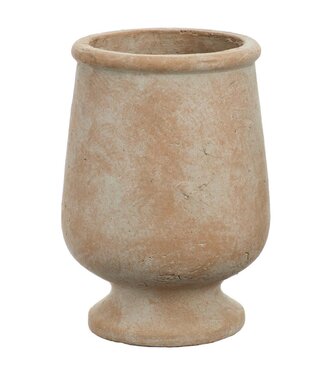 9.5 Inch Terra Cotta Vase  Terra Cotta