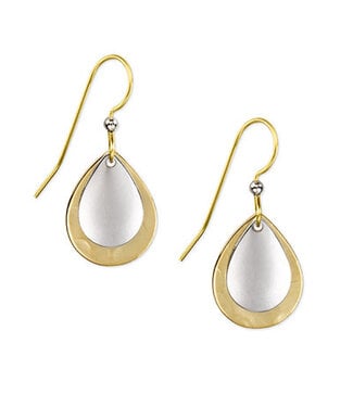 SILVER FOREST Two Tone Layered Tears