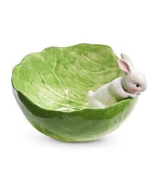 6" Cabbage Bunny Bowl