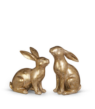 9" Gold Rabbit - Sold Individually