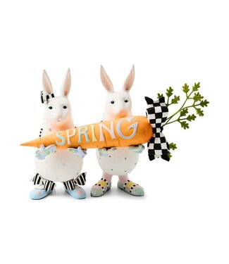 MACKENZIE CHILDS Patience Brewster Spring Rabbits