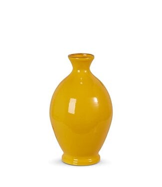 10” Yellow Vase