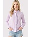 Madison Frill Neck Pinstriped Shirt