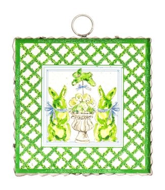 THE ROUND TOP COLLECTION Mini Gallery Boxwood Bunnies