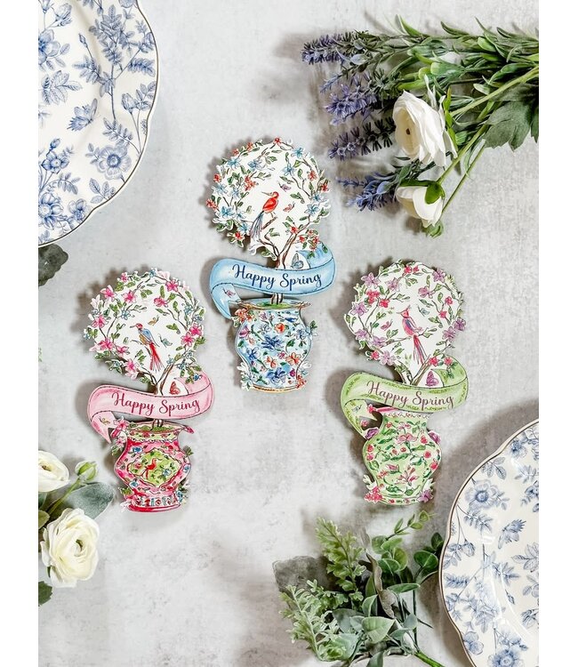 THE ROUND TOP COLLECTION Beck's Happy Spring Mini Topiaries - Sold Individually