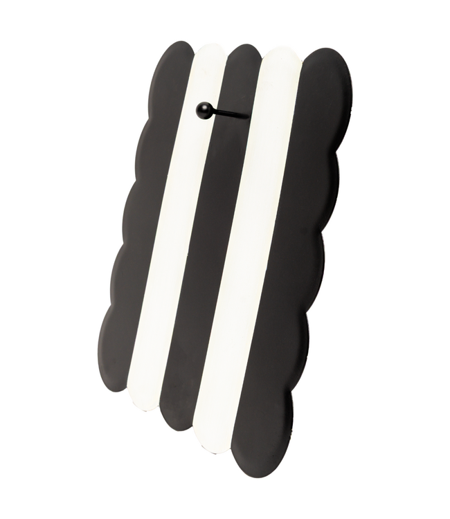 THE ROUND TOP COLLECTION Black & Cream Scallop Display Board