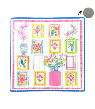 THE ROUND TOP COLLECTION Mahjong Bamboo Table Mat