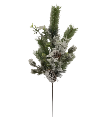 Frosted Pine Pinecone Spray