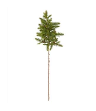 33 Inch Pine Tree Stem With Mini Pinecones