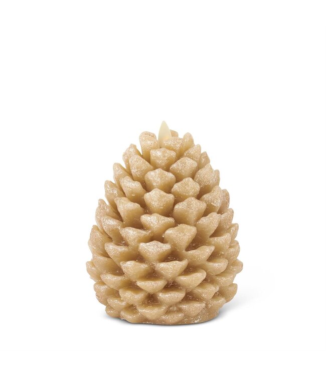 6.5" Pinecone Luminara Indoor Candle