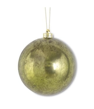6 Inch Green Mercury Shatterproof Round Ornament