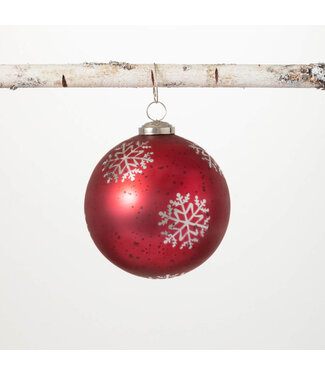 SNOWFLAKE BALL ORNAMENT