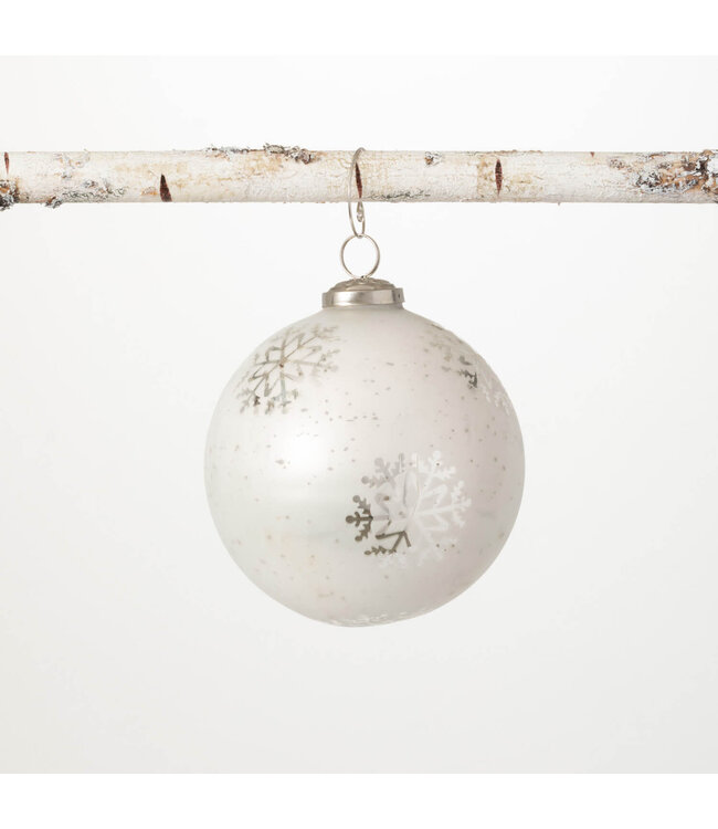 SNOWFLAKE BALL ORNAMENT