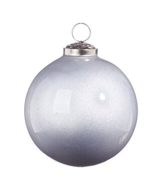 4" Silver Ball Ornament
