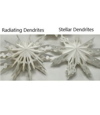 16” Fold Paper Cut Out Snowflake Ornament