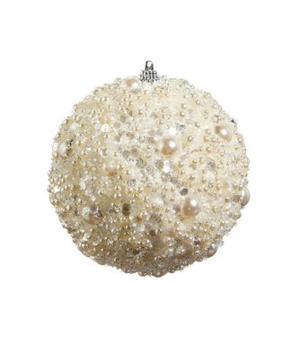 4.75" Pearl Embellished Ornament