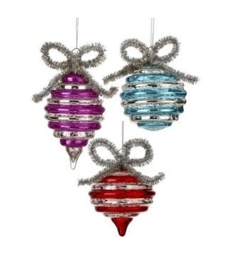 Glass Stripe Ornament