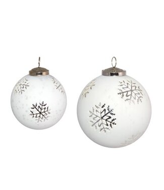 Ball w/Snowflake Ornament