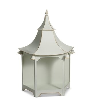 24" White Pagoda Wall Lantern
