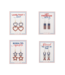 USA Earrings - Sold Individually
