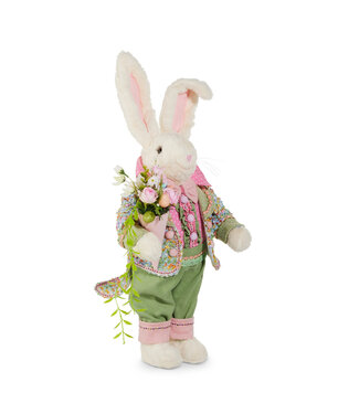 24" Mr. Bunny with Pink Accents