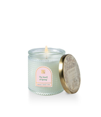 AROMATIQUE The Smell of Spring - Textured Glass Candle