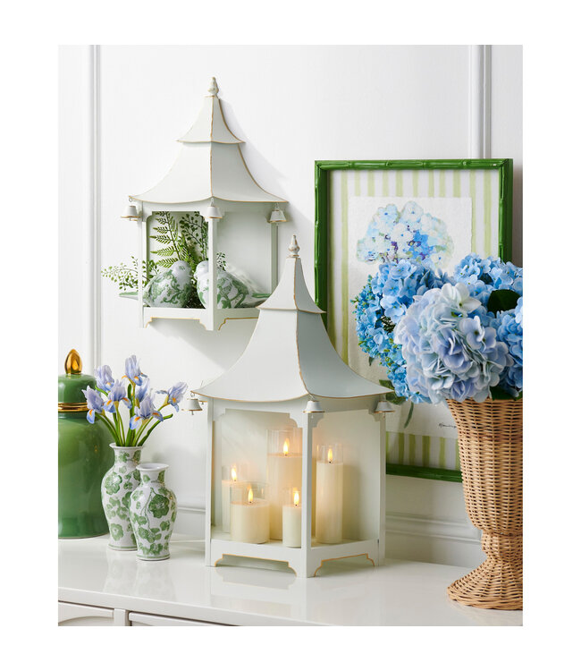 Green Cherry Blossom Bud Vase - Sold Individually