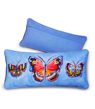 22" Springtime Flutter Lumbar Pillow
