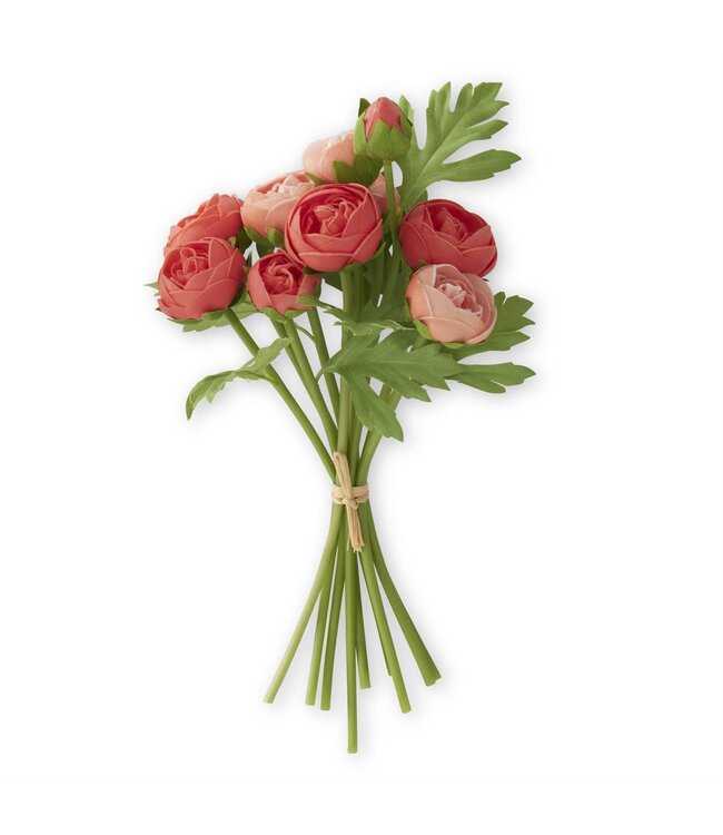 15 Inch Real Touch Ranunculus Bundle