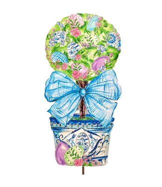 THE ROUND TOP COLLECTION Beck's Blue Pot Topiary