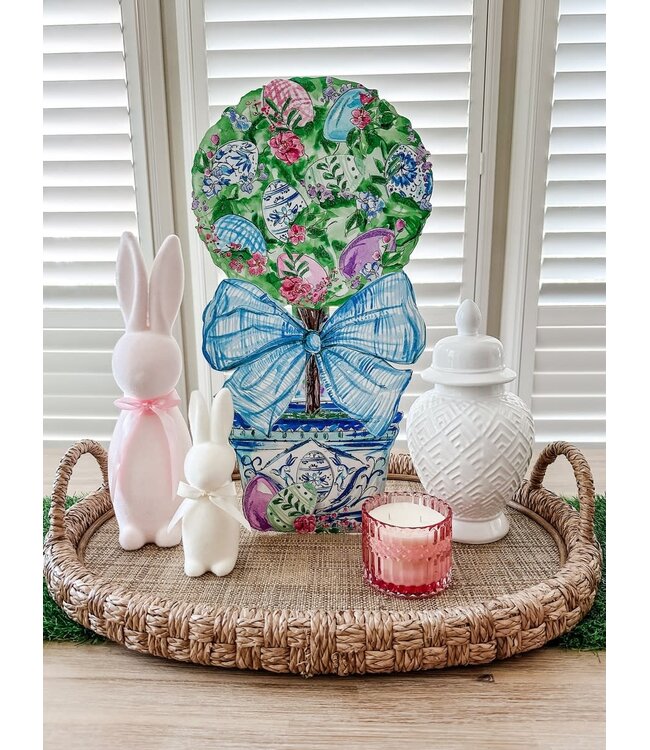 THE ROUND TOP COLLECTION Beck's Blue Pot Topiary