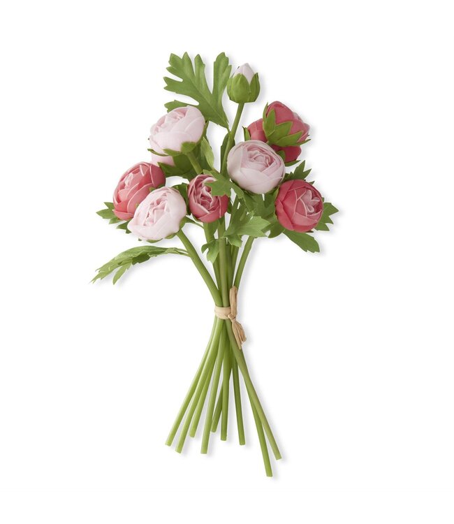 15 Inch Real Touch Ranunculus Bundle