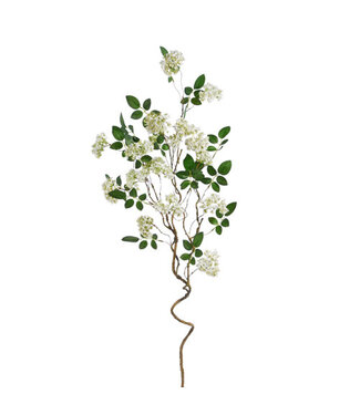 41” White Blossom Spray