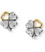 BRIGHTON Clover Heart Mini Post Earrings