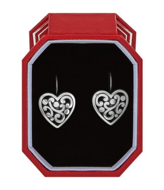 BRIGHTON Contempo Heart Leverback Earrings Gift Box