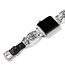 BRIGHTON Irvine Watch Band - Silver-Black