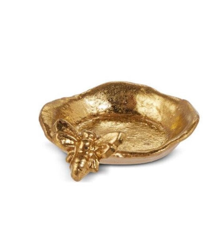 Gold Bee and Bird Trinket Trays - Sold Individually