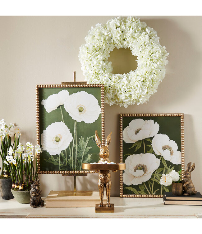 22" Poppy Petals Framed Wall Art - Sold Individually