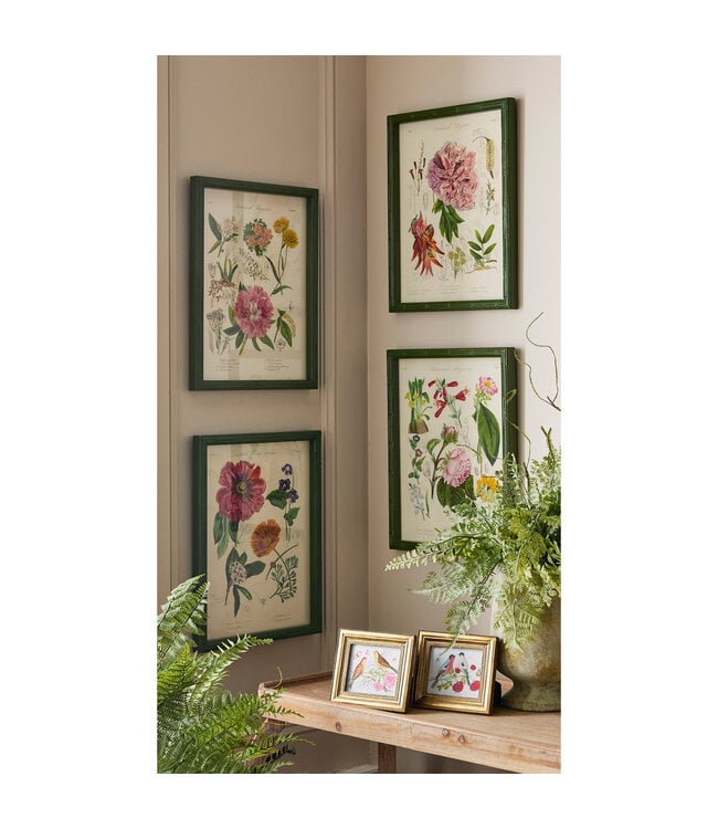 16" Floral Framed Wall Art - Sold Individually