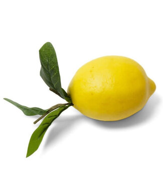 4.5" Lemon With Foliage