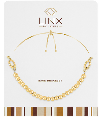 Gold Ball LINX Base Bracelet