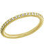 Thin Diamond Gold Layers Ring