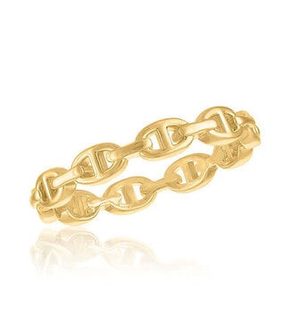 Mariner Link Gold Layers Ring