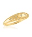 Starburst Dome Gold Layers Ring