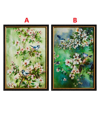 24" Perched Companions Framed Wall Art - Sold Individually