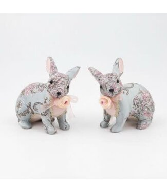 10" Paisley Velvet Bunny